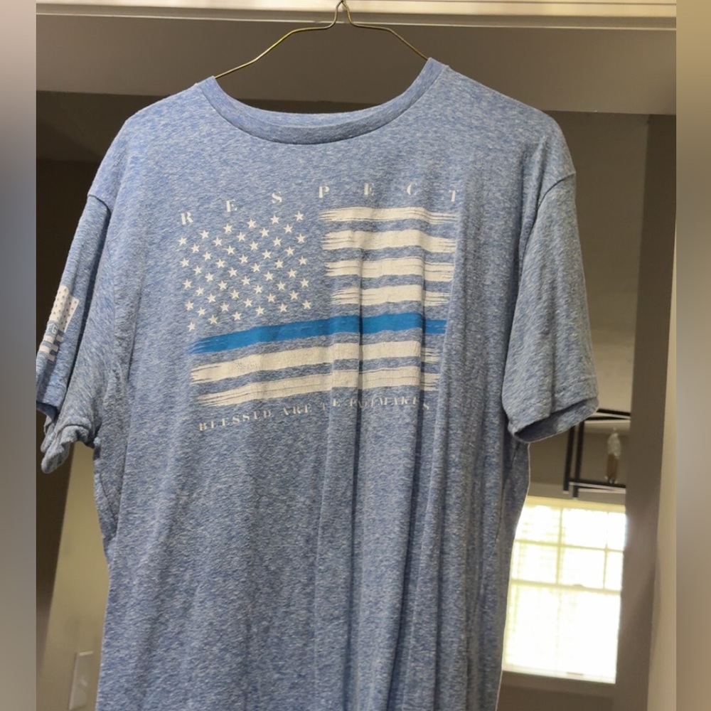 Blue Graphic Men's T-Shirt
